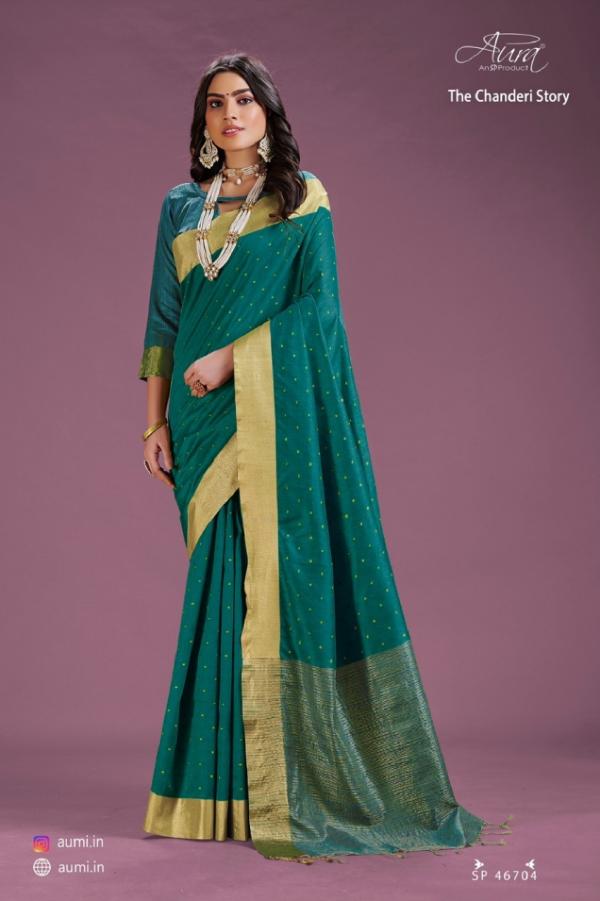 Aura The Chanderi Story Designer Cotton Silk Saree Collection